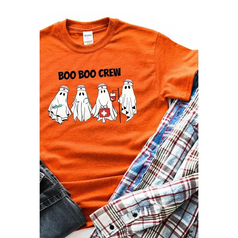 Boo Boo Crew Nurse Short Sleeve Relaxed Fit T-Shirt style 02 Hoodie, Sweatshirt | UrbanDripWear.com