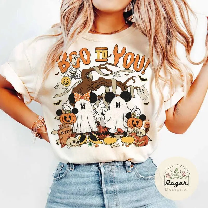 Boo to you Ghost Pumpkin shirt, Spooky season Halloween shirt, Not so scary Halloween party sweatshirt Hoodie