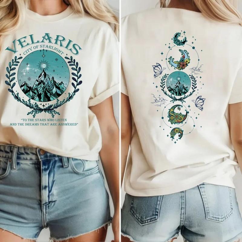 Bookish T Shirt, Acotar Velaris City Of Starlight Shirt, Quote Bookish Gift, Sarah J Maas Shirt, Book Lover Gift, Unisex...