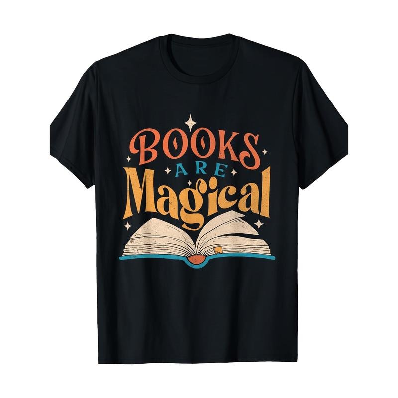 Books are magical - Bookworm Bookworm Library 100% Cotton T-shirt Made in USA Hoodie, Sweatshirt | UrbanDripWear.com