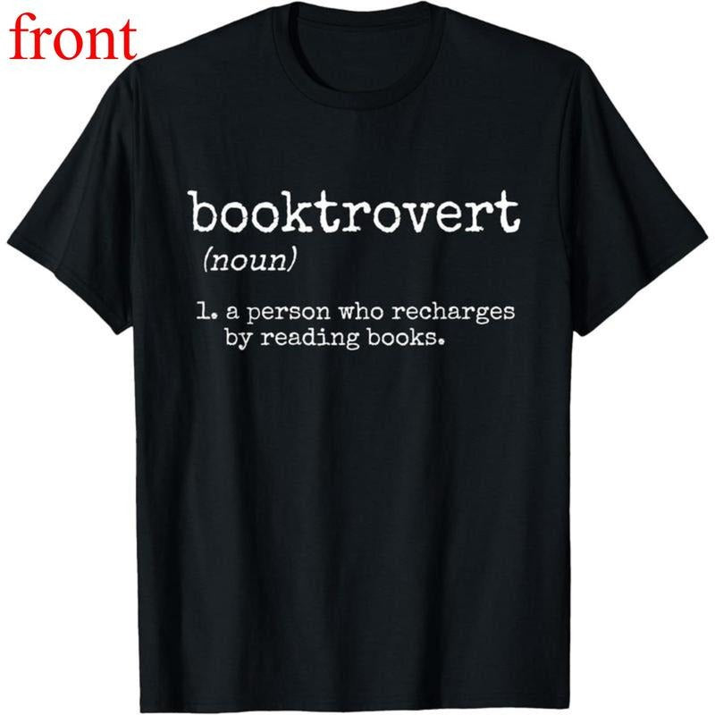 Booktrovert, Funny Book Reader T-Shirt Hoodie, Sweatshirt | UrbanDripWear.com
