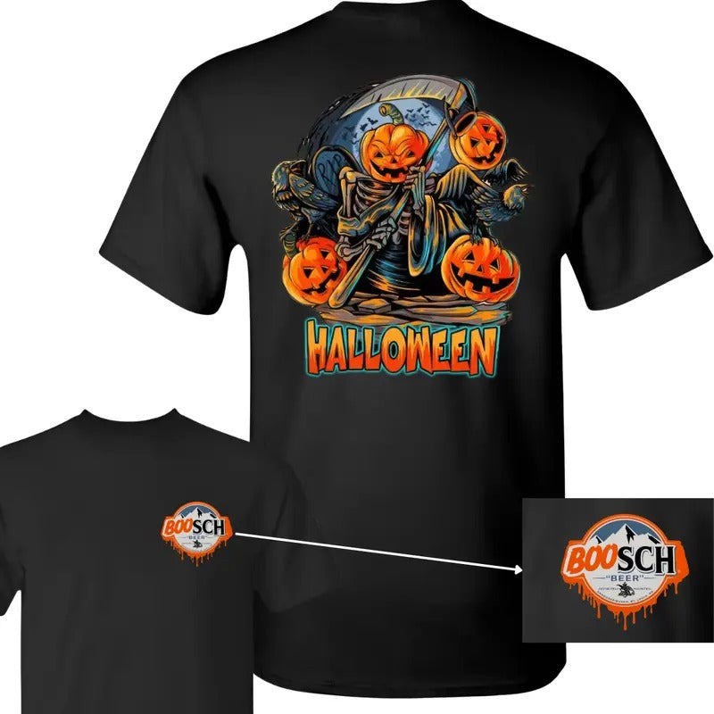 Boosch Light Reaper Tee - Men's Cotton Halloween T-shirt - Classic Hoodie, Sweatshirt | UrbanDripWear.com