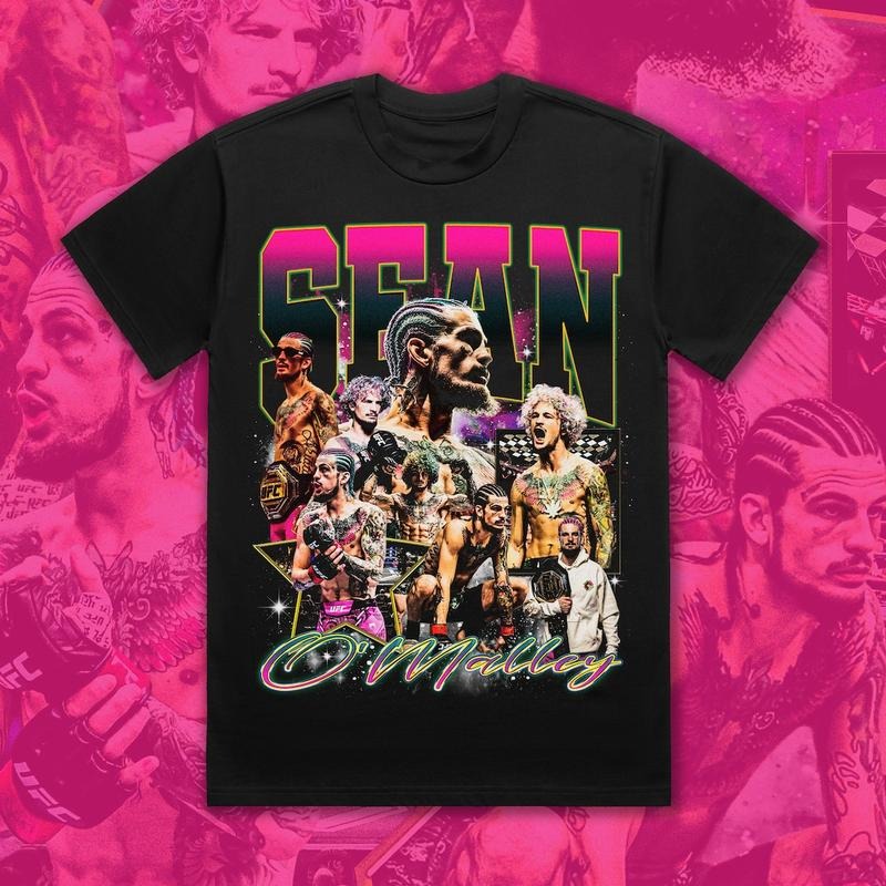 Bootleg Vintage 90s Style Sean O'Malley T-Shirt UFC Suga Classic Cotton Hoodie, Sweatshirt | UrbanDripWear.com