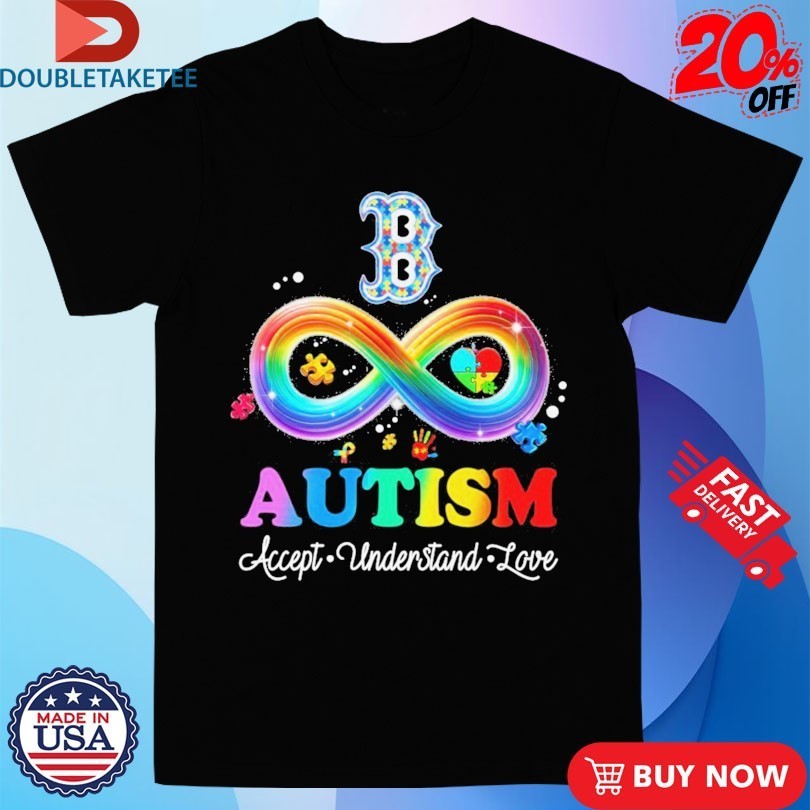 Boston Red Sox Autism Accept Understand Love Shirts