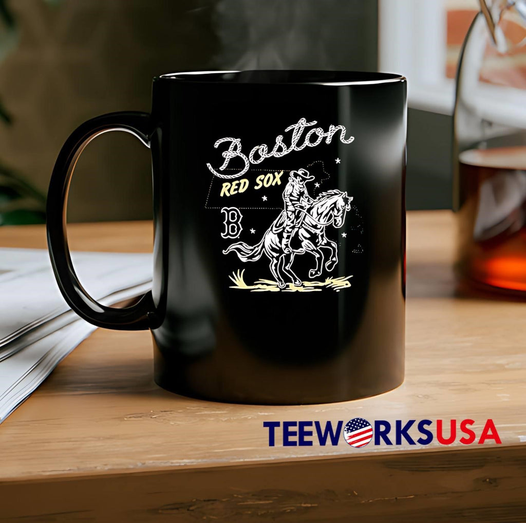 Boston Red Sox Cowboy Riding Horse Vintage Style shirt