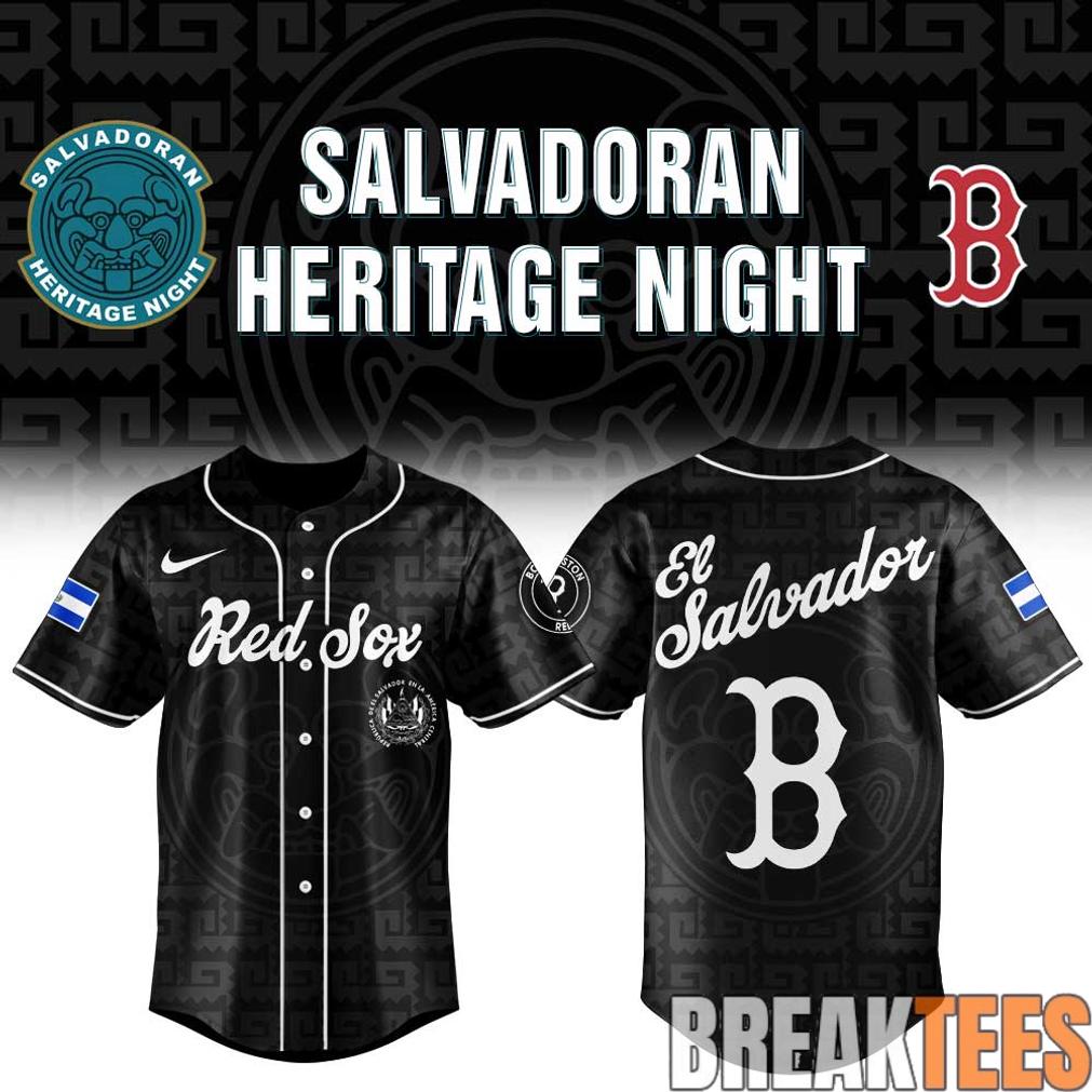 Boston Red Sox El Salvadoran Heritage Night 2026 Baseball Jersey