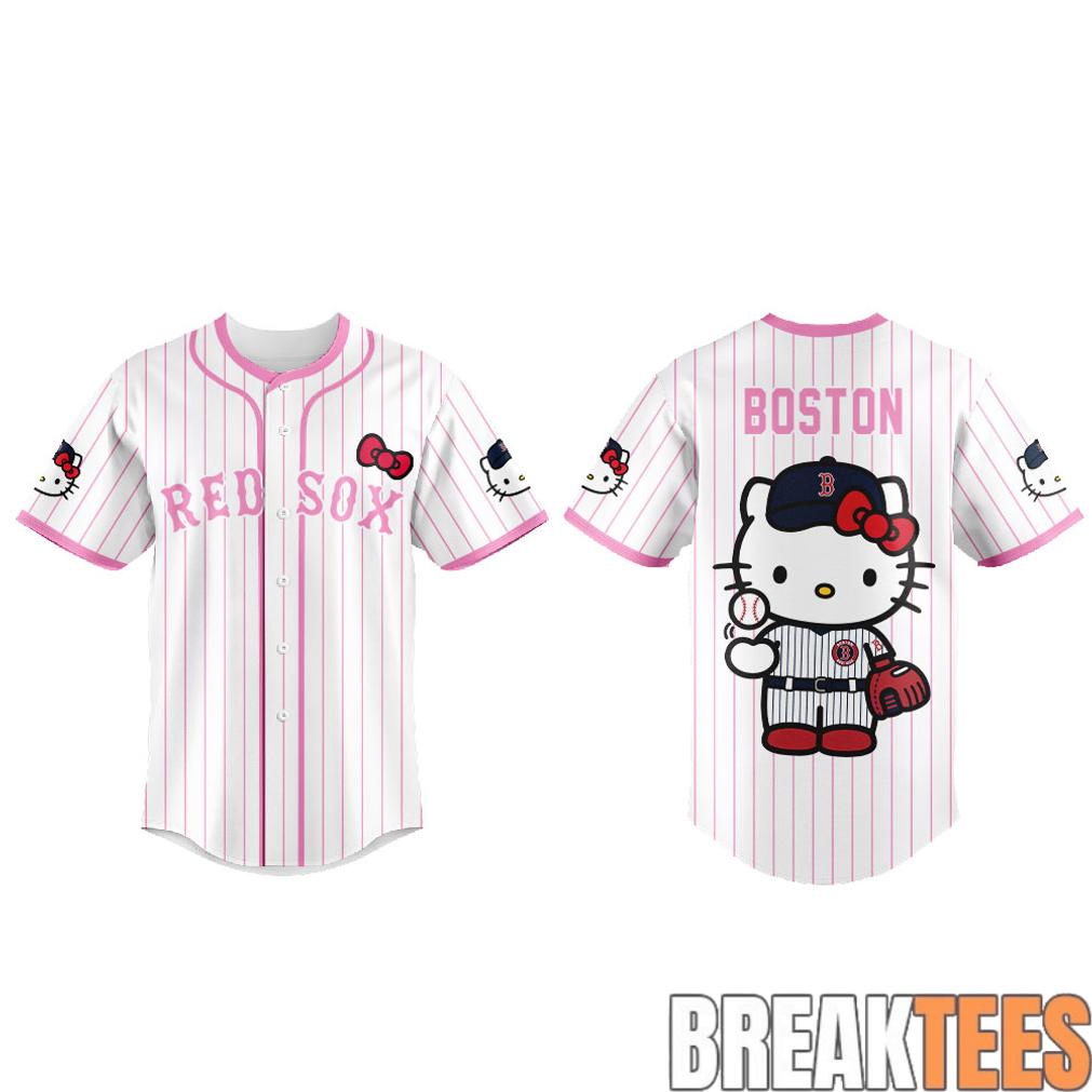 Boston Red Sox Hello Kitty Night 2026 Plus Baseball Jersey