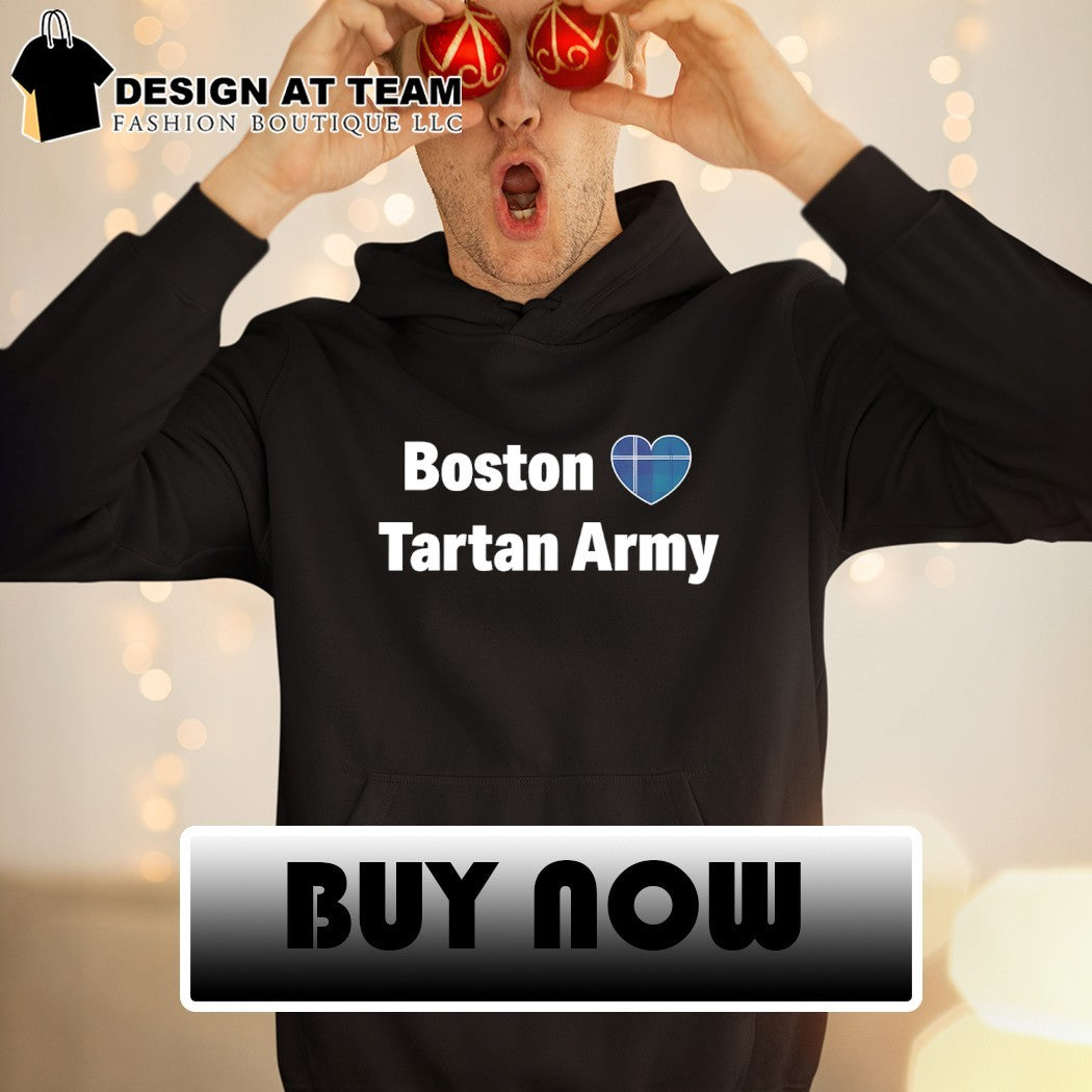 Boston heart Tartan Army No Scotland 2026 shirt