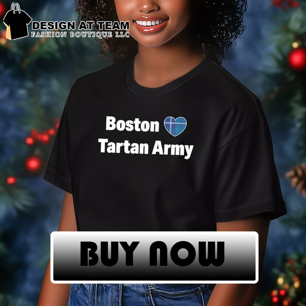 Boston heart Tartan Army No Scotland 2026 shirt
