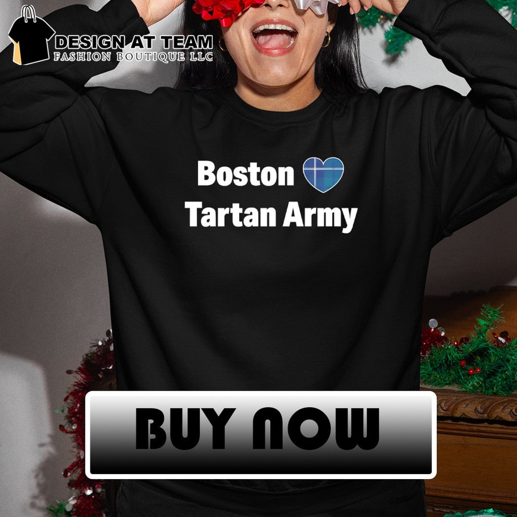 Boston heart Tartan Army No Scotland 2026 shirt
