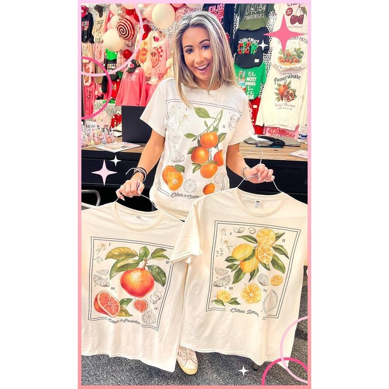 Botanical Fruit Graphic T-Shirt Hoodie, Sweatshirt | UrbanDripWear.com