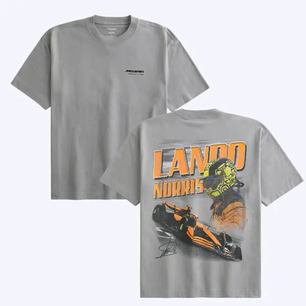 Boxy Heavyweight McLarenn Lando Norris Graphic Shirt Hoodie, Sweatshirt | UrbanDripWear.com