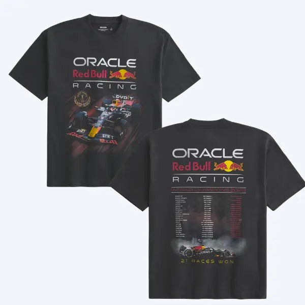 Boxy Heavyweight Oracle Redd Bull Racing Graphic Shirt Hoodie, Sweatshirt | UrbanDripWear.com