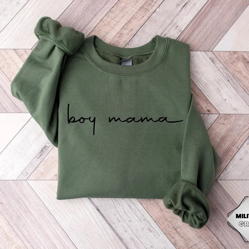 Boy Mama Sweatshirt Mom Life Sweatshirt Mother's Day Sweatshirt Funny Mother's Day Gift Mom Of Boys Gift For Mom Cute Mom...