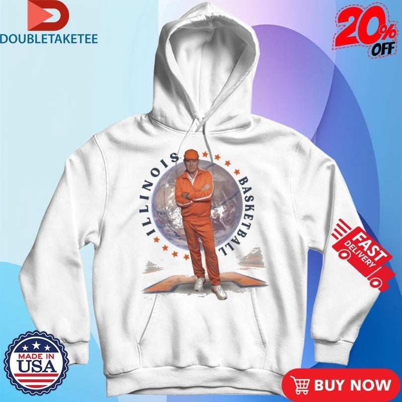 Brad Underwood Coach Tracksuit Brad Illinois Fighting Illini Basketball T-shirts