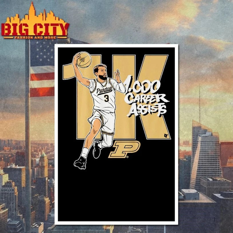 Braden Smith 1,000 Assists Purdue Boilermakers men’s basketball T-shirt