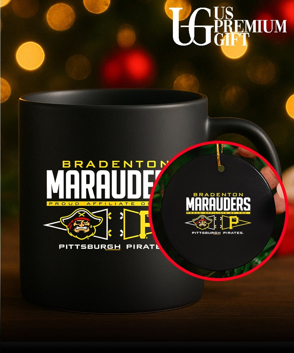 Bradenton Marauders Proud Affiliate of the Pittsburgh Pirates baseball logo shirt