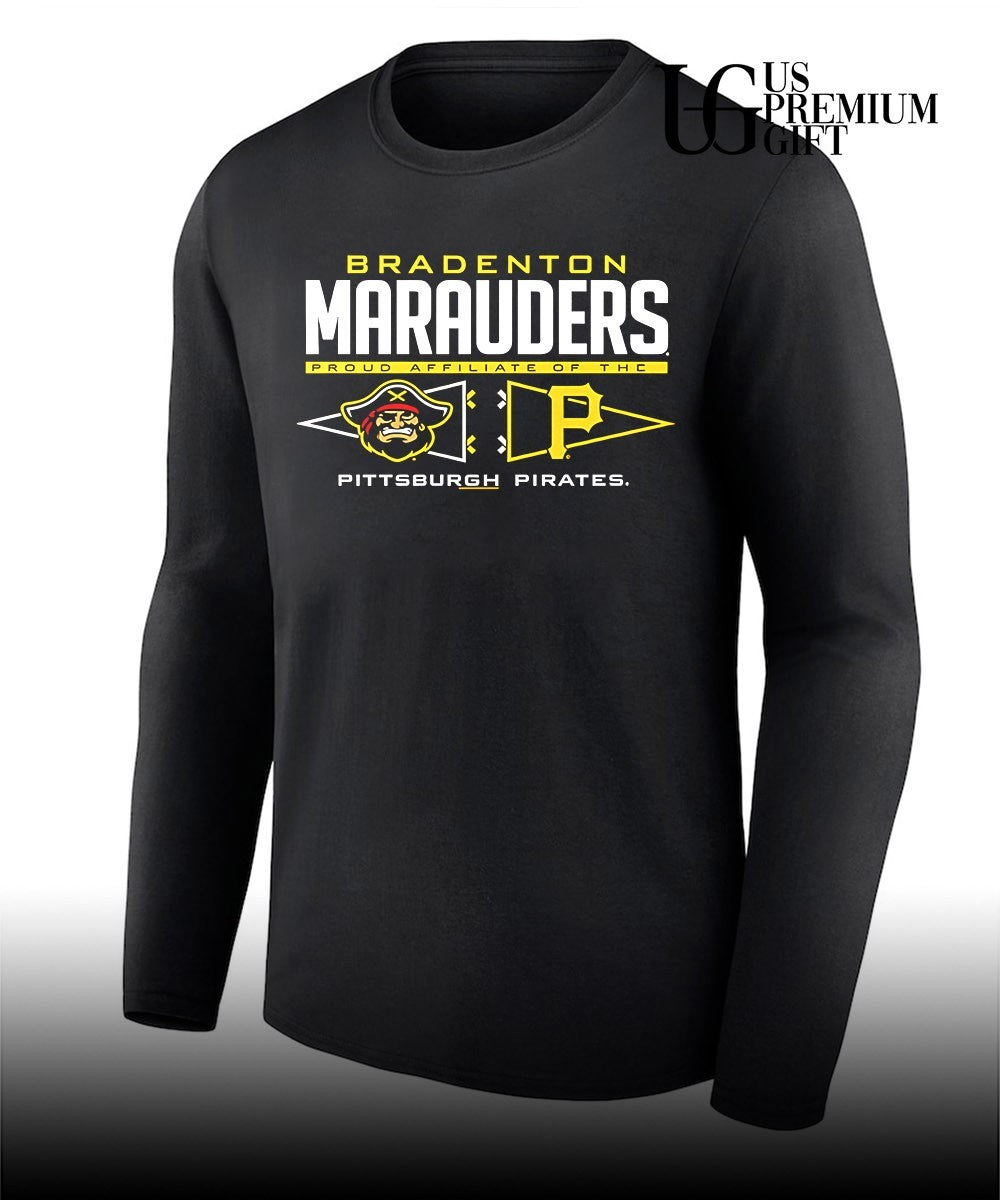 Bradenton Marauders Proud Affiliate of the Pittsburgh Pirates baseball logo shirt