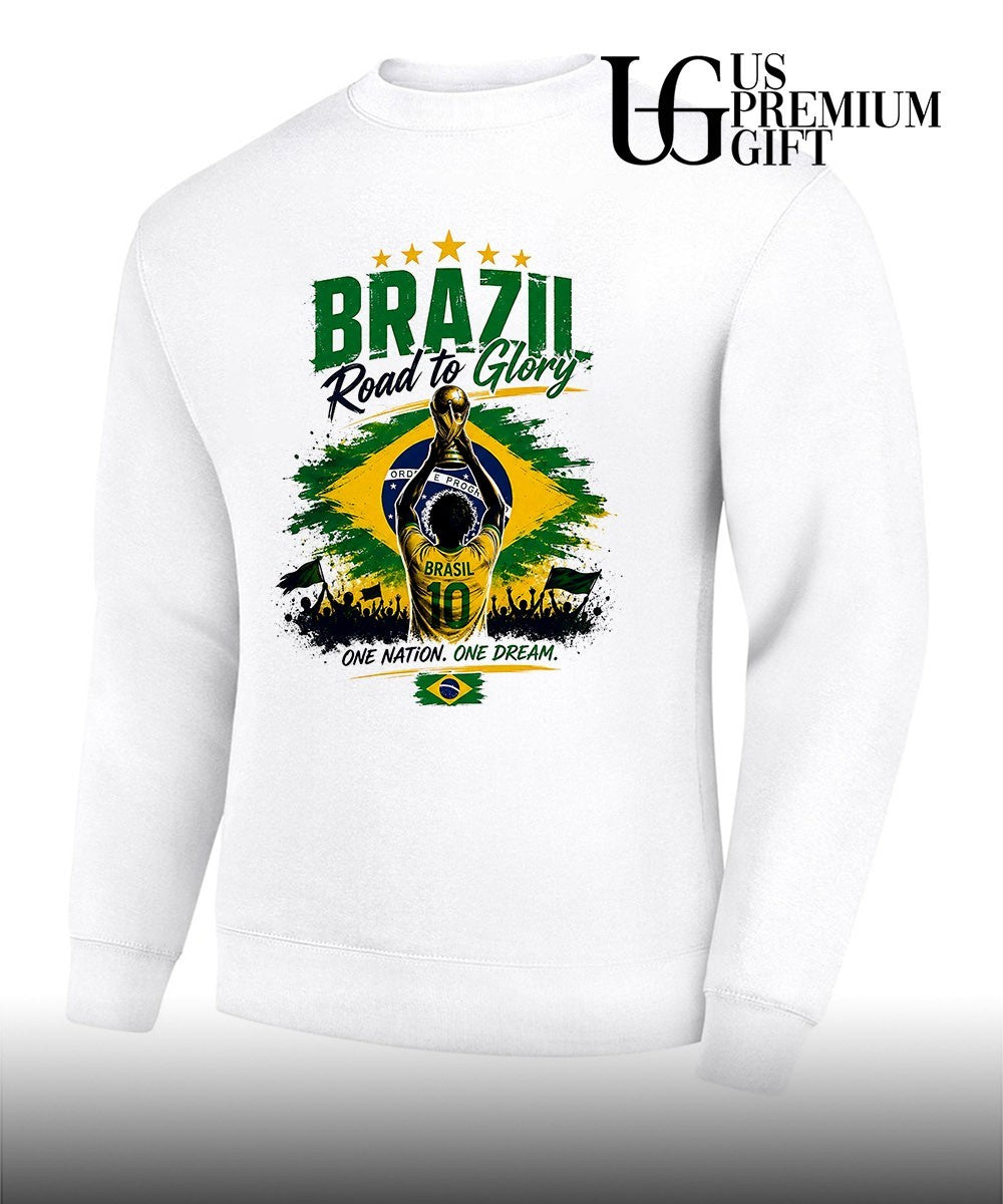 Brazil 2026 World Cup Road to Glory One Nation One Dream shirt