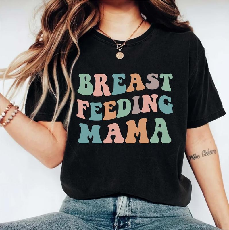 Breast Feeding Mama Shirt, Breastfeeding Sweatshirt For Mom, New Mama Gift Tee, Mama Milk Jumper Hoodie, Sarcastic Saying...