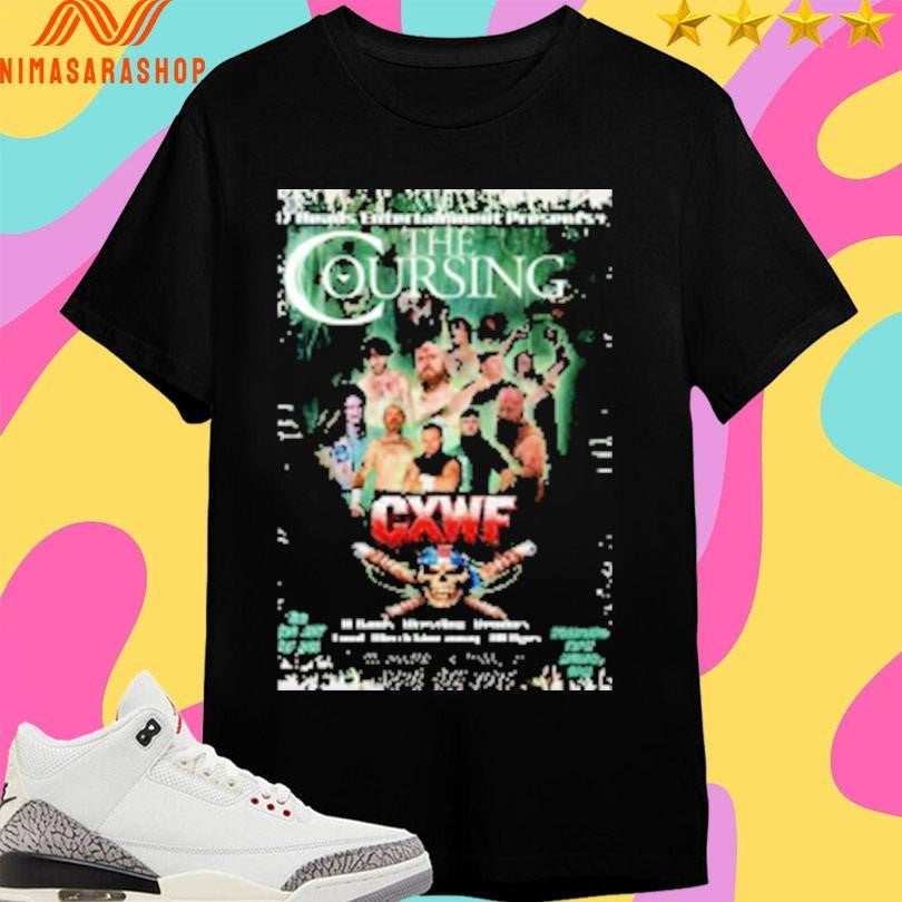Brian White IWA Deep South The Coursing X CXWF Shirts