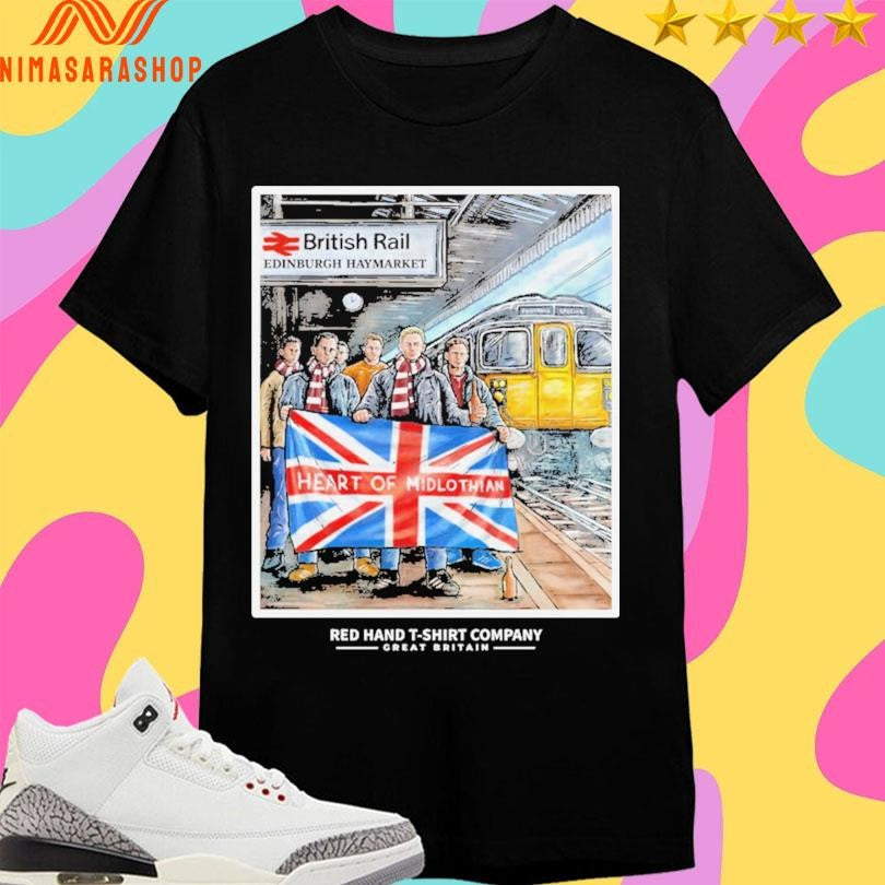 British Rail Edinburgh Haymarket Heart Of Midlothian Shirts