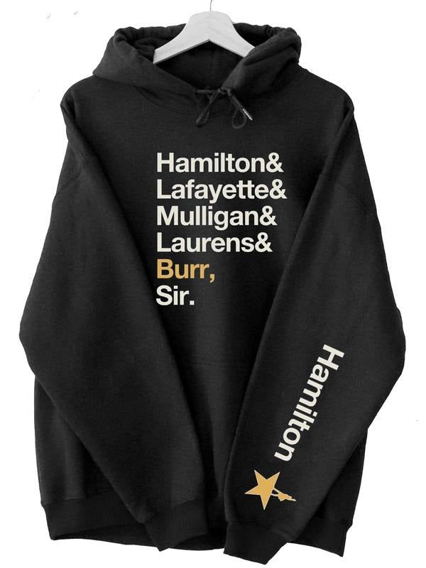 Broadway Sweatshirt, Handprint on Sleeve Hamilton Sweatshirt, Broadway Theatre Hoodie, Broadway Musical Merch, Broadway...