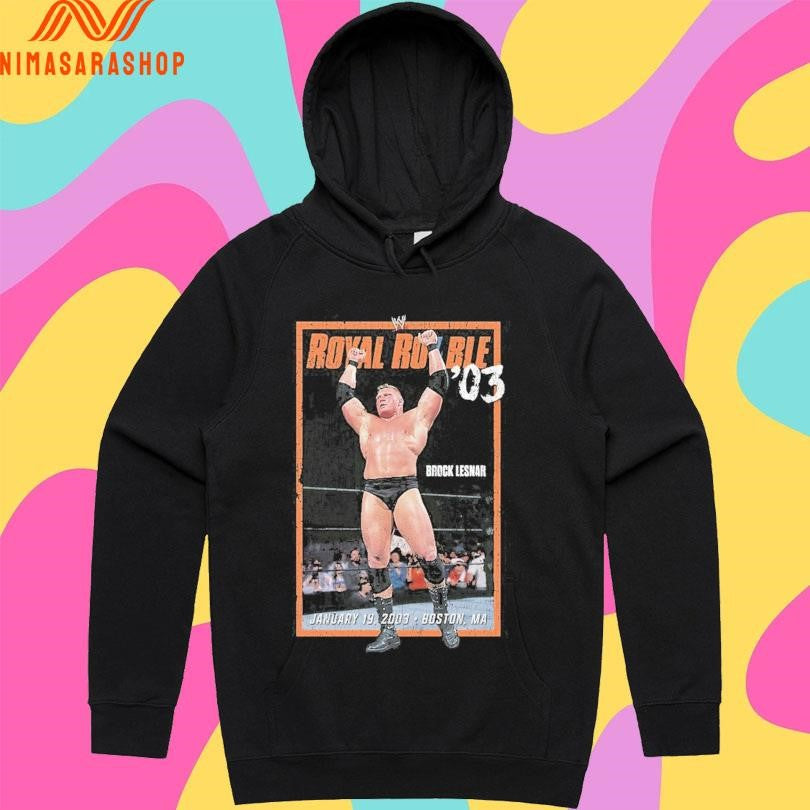 Brock Lesnar Royal Rumble January 19 2003 Boston Ma Shirts