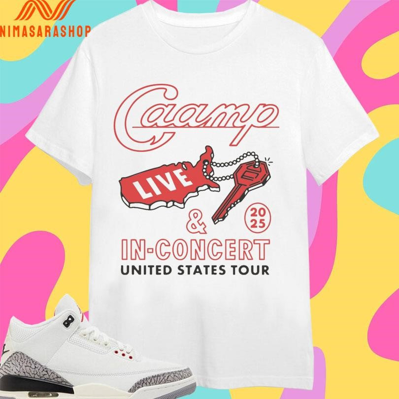 Brothers Keychain Caamp Live And In Concert United States Tour Shirts