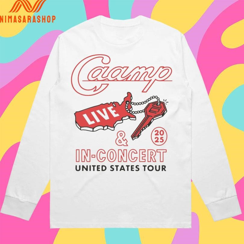 Brothers Keychain Caamp Live And In Concert United States Tour Shirts