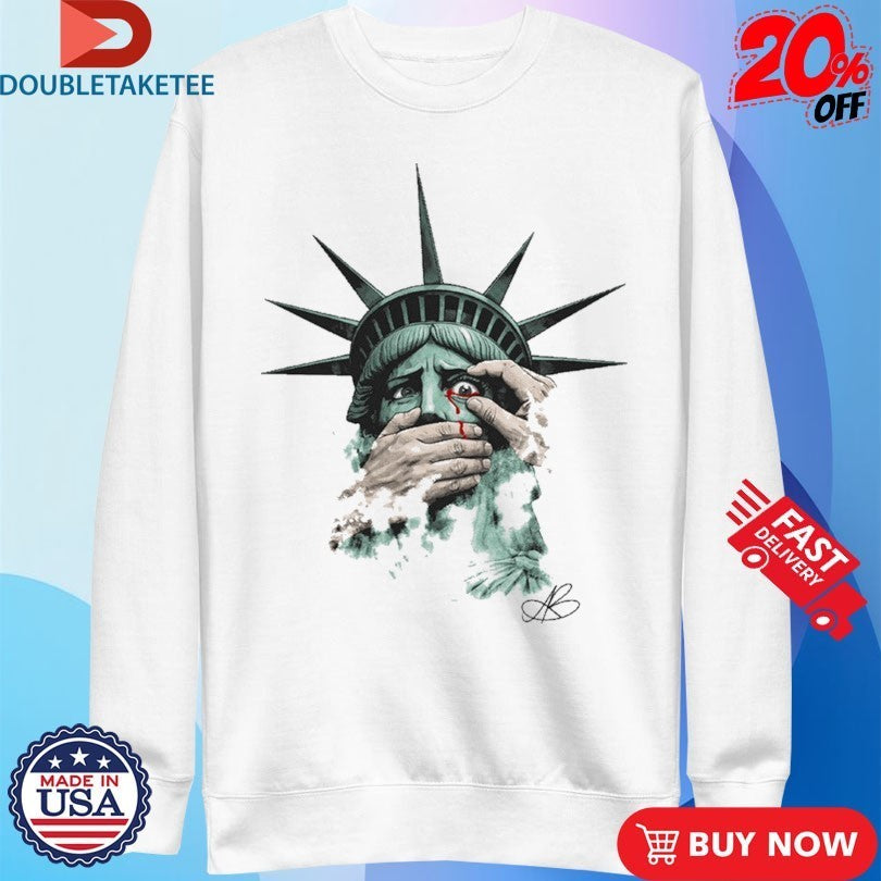 Bryan Andrews Are We Great Yet Liberty Statue Hands Shirts