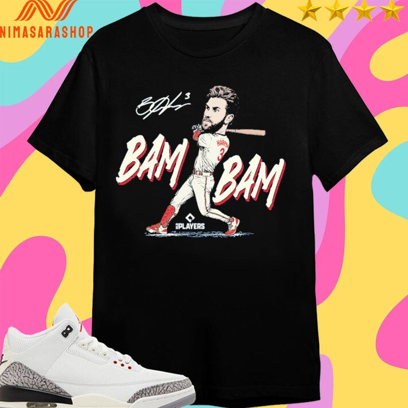 Bryce Harper Philadelphia Phillies Mlb Royal Bam Bam Shirts