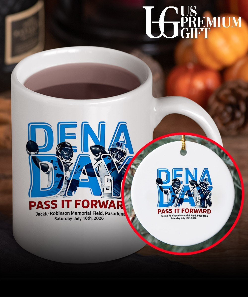 Bryce Young and CJ Stroud wearing Dena Day Pass It Forward Carolina Panthers 2026 shirt