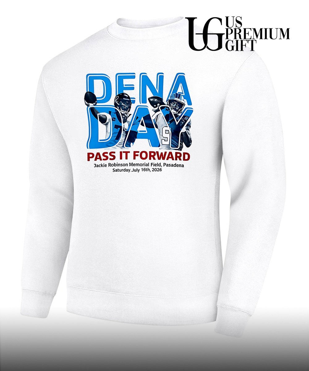 Bryce Young and CJ Stroud wearing Dena Day Pass It Forward Carolina Panthers 2026 shirt