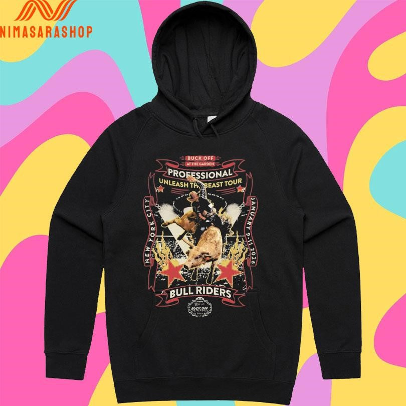 Buck Off At The Garden 2026 Professional Unleash The Beast Tour Bull Riders Shirts