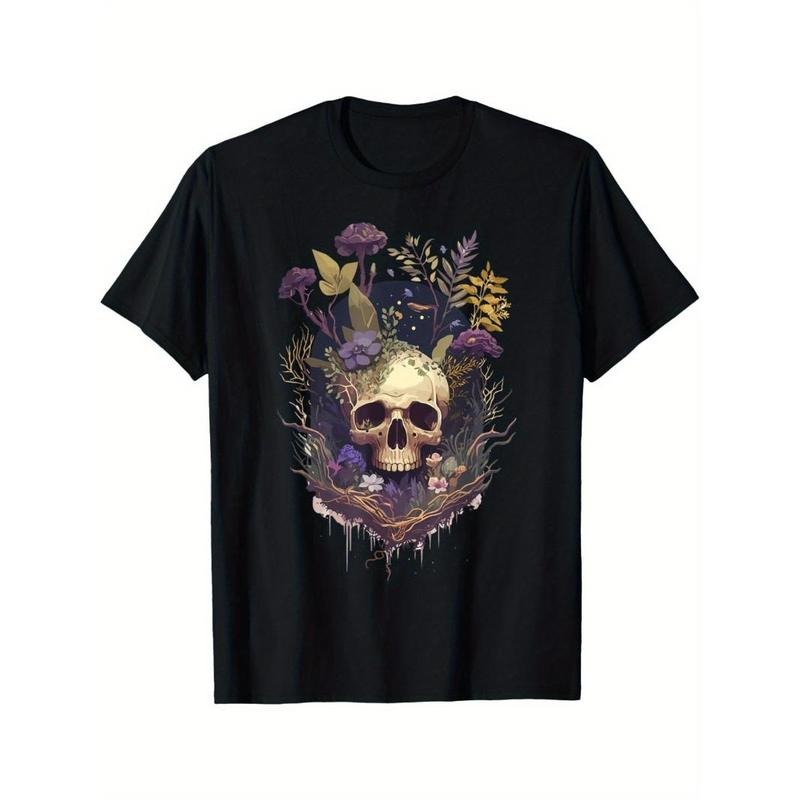 Bucolic Skull Mushroom collector Morels mycologist Goth T-shirt Made in USA Hoodie, Sweatshirt | UrbanDripWear.com
