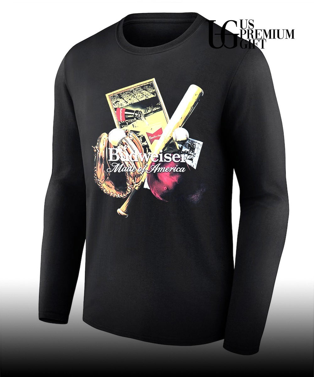 Budweiser made of America Legacy Slugger baseball shirt