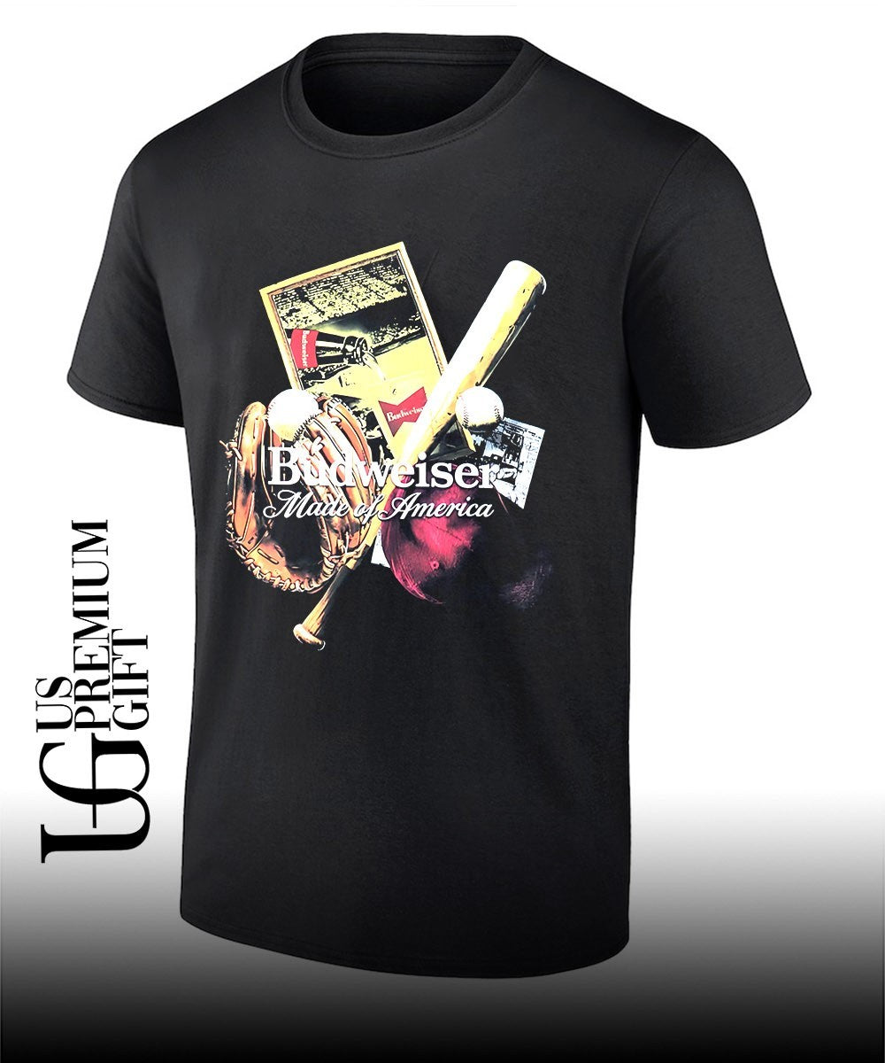 Budweiser made of America Legacy Slugger baseball shirt