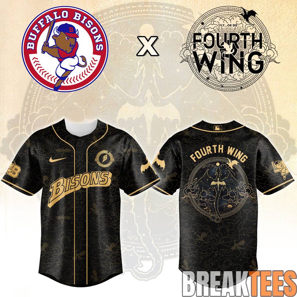 Buffalo Bisons x Fourth Wing Special Baseball Jersey