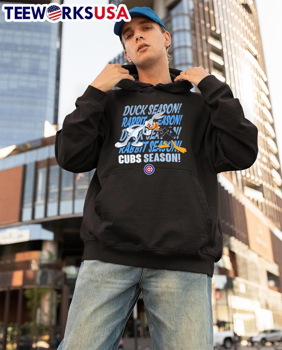 Bugs Bunny Daffy Duck Duck Season Rabbit Season Cubs Team shirt