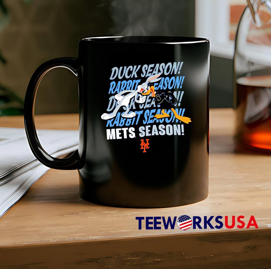 Bugs Bunny Daffy Duck Duck Season Rabbit Season Mets Team shirt