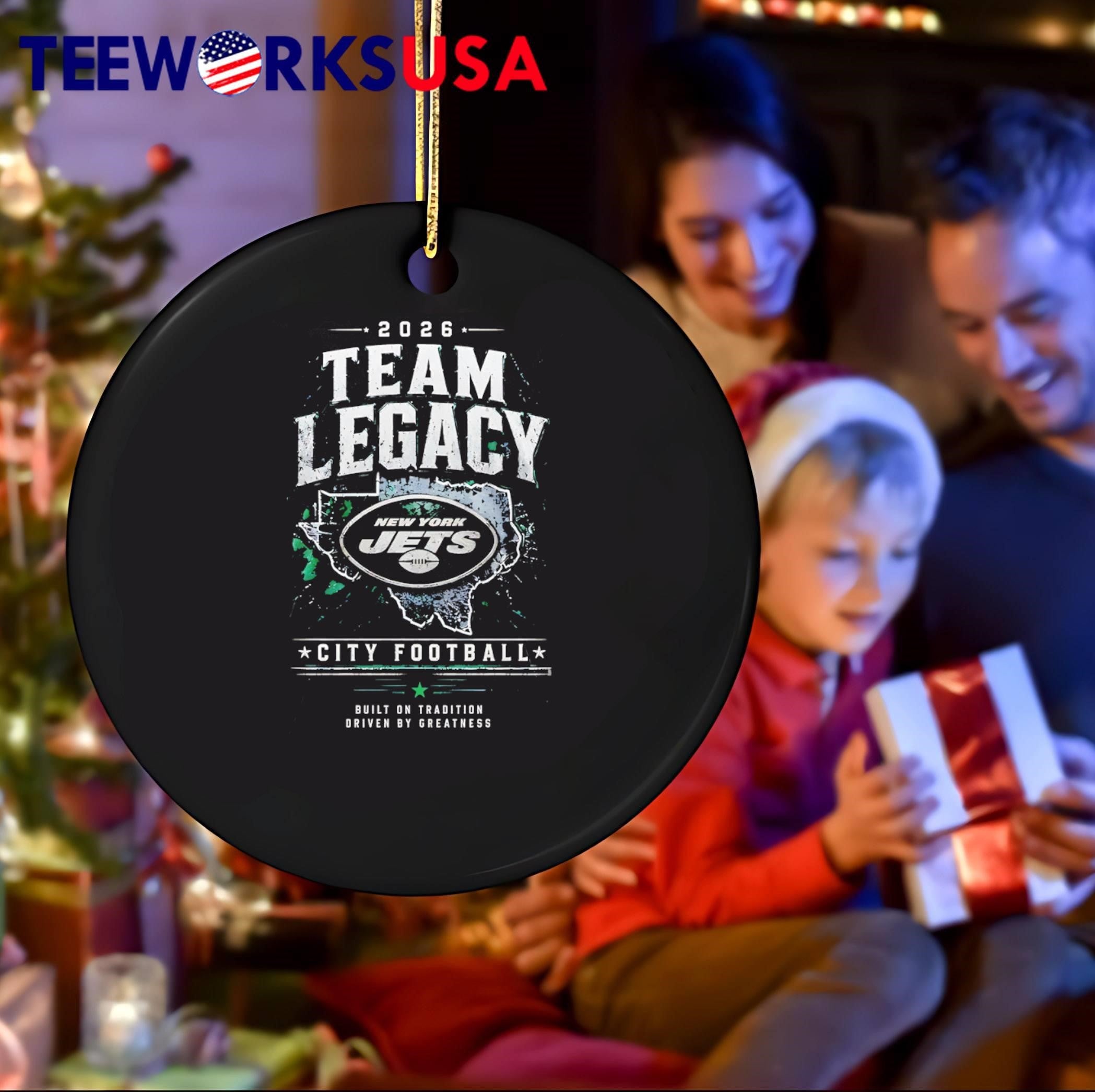 Built on Tradition Driven by Greatness 2026 Team Legacy City Football New York Jets T-Shirt