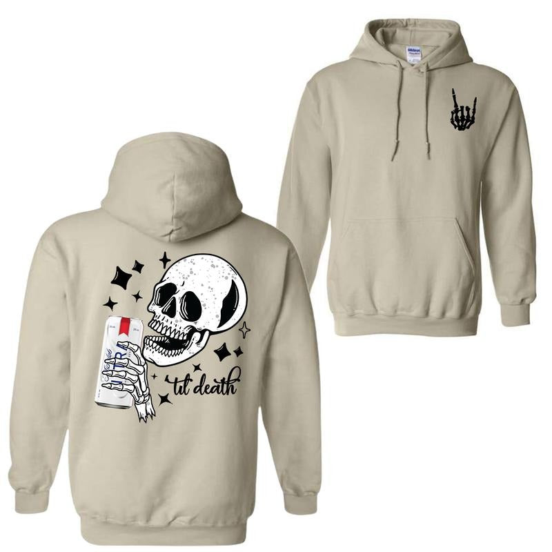 Bull Energy Drink 2 Sided Hoodie T-shirt, Michelob Ultra Til Death Hoodie For Men And Women, Trendy Hoodie Sweatshirt