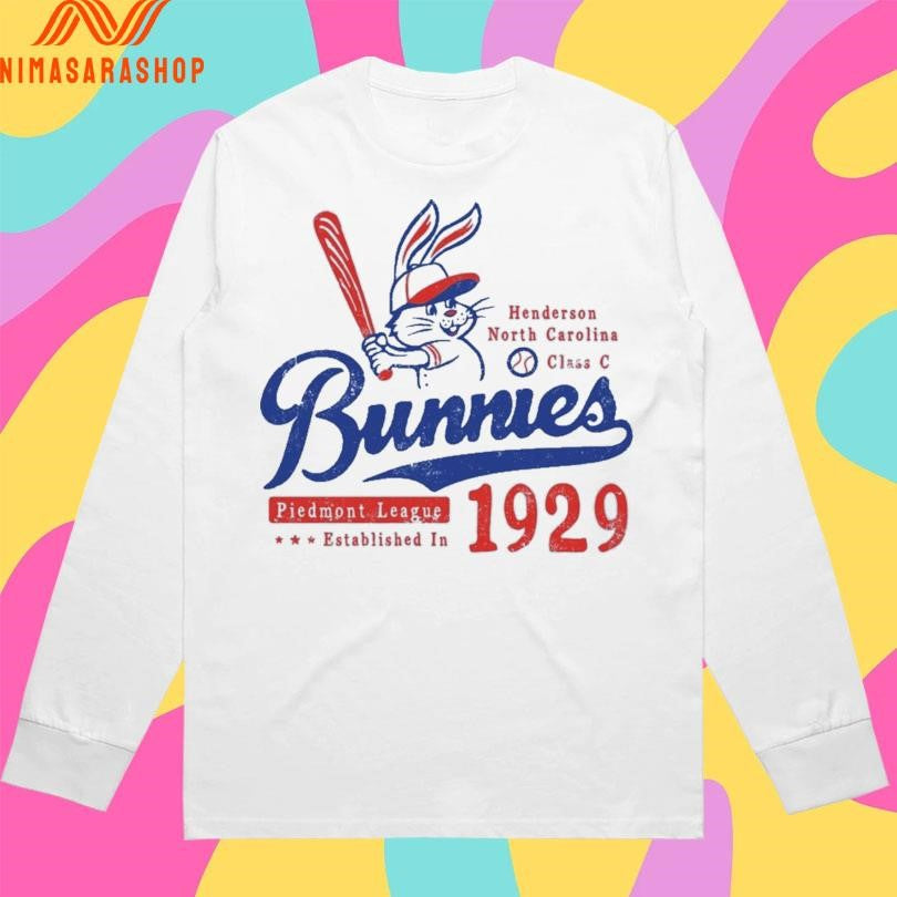 Bunnies Henderson North Carolina Class C Piedmont League Established In 1929 Shirts