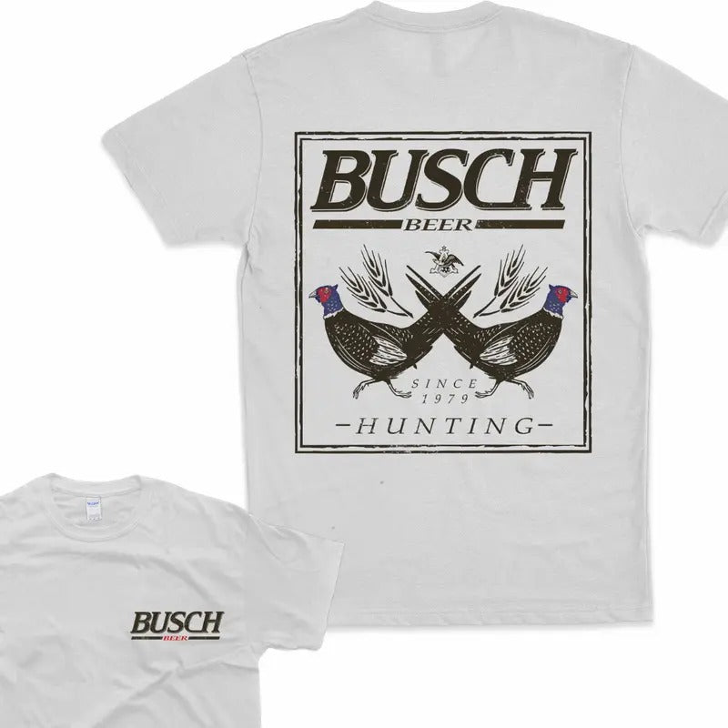 Busch Beer Hunting Pheasant Tshirt Busch Light Tshirt 2 Side Tee Sweatshirt Hoodie | UrbanDripWear.com
