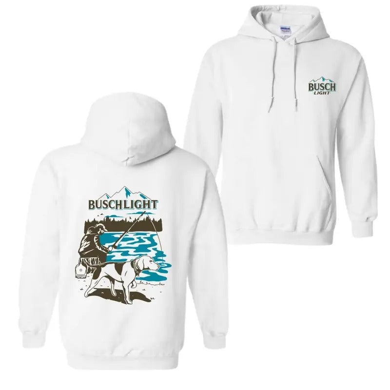 Busch Light 2024 2 sided Hoodie For Men For Women Trendy Hoodie, T-Shirt Comfotable Fabric Sweatshirt | UrbanDripWear.com