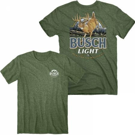 Busch Light Deer Label Front and Back Print T-Shirt Hoodie, Sweatshirt | UrbanDripWear.com
