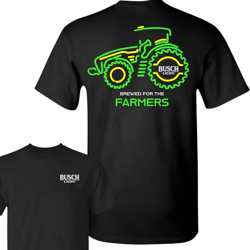 Busch Light Farmers Tractor 2-sided T-shirt, Full Color T-shirt, For Men, For Women planbtwistedtea Hoodie, Sweatshirt