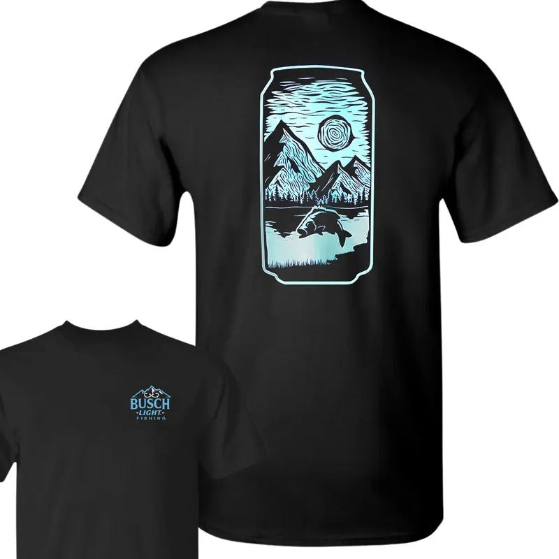 Busch Light Fishing 2 sided T-Shirt, Busch Light T-Shirt, Full Color T-Shirt, For Men, For Women planbtwistedtea Hoodie,...