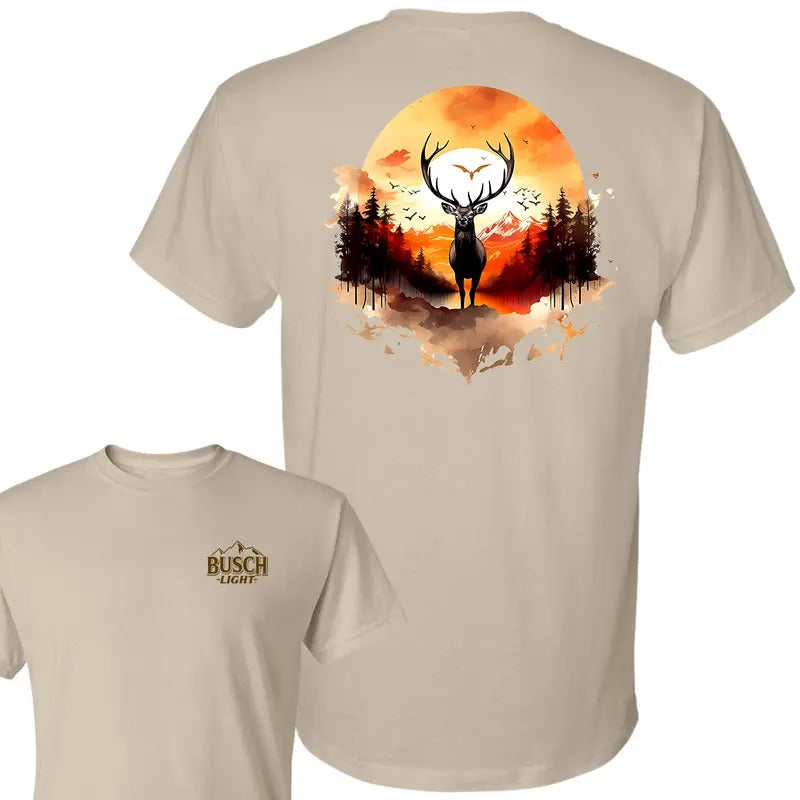 Busch Light Hunting Deer T-shirt , Summer Hunting Deer T-shirt, Unisex T-shirt, For Men, For Women Hoodie, Sweatshirt